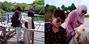 9 Potret Mesra Lesti dan Rizky Billar Selama di Sumba, Ada Momen Cium Tangan - Gendong-gendongan di Pantai
