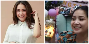 9 Potret Nagita Slavina Saat Membuka Kado Ultah dari Para Karyawannya, Nggak Mewah Namun Bikin Senang