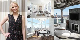 9 Potret Penampakan Penthouse Mewah Jennifer Lawrence di New York, Harganya Ratusan Miliar