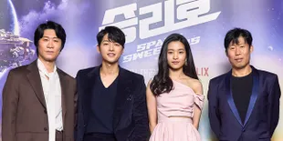 9 Potret Prescon Online SPACE SWEEPERS, Song Joong Ki dan Kim Tae Ri Tampil Memikat