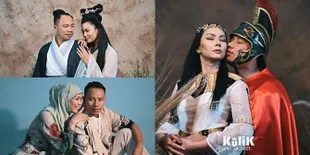 9 Potret Prewedding Vicky Prasetyo, Kalina Bikin Pangling Saat Pakai Hijab - Kompak Jadi Pasangan Gladiator