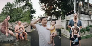 9 Potret Ringgo Agus Momong Anak, Main Bareng di Sungai Hingga Naik Gunung - Family Man Banget!