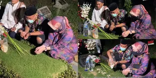 9 Potret Sule Ziarah ke Makam Lina Zubaedah, Bawa Nathalie Holscher - Mau Perkenalkan Sebagai Istri