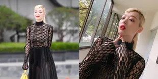 9 Potret Sulli Tampil Pakai Dress Transparan - Pakaian Dalam Terlihat