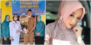 9 Potret Terbaru Angel Emitasari Kades Cantik Mantan Biduan di Lamongan, Makin Anggun Berhijab