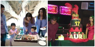 9 Potret Transformasi Kue Ultah Aurel Dari Tahun ke Tahun, Mulai Dari Kue Sederhana Hingga yang Setinggi Manusia