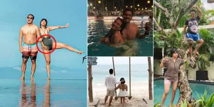 9 Potret Vanessa Angel Liburan di Bali, Perut Buncitnya Jadi Sorotan Netizen - Diduga Hamil Anak Kedua