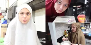 9 Potret Vebby Palwinta Pertama Kali Masak Buat Suami, Bikin Makanan Kesukaan Razi Bawazier