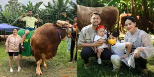 Ada yang Ukuran Jumbo! Potret Raffi Ahmad Potong Hewan Kurban, Ditemani Nagita Slavina dan Dua Putranya