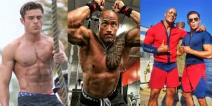 Adu Kekar The Rock Vs Zac Efron di 'BAYWATCH', Siapa Favoritmu?