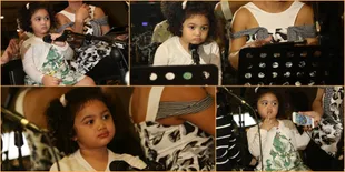 Aiih Imutnya Amora, Manyun Saat Ikut Krisdayanti Latihan Nyanyi