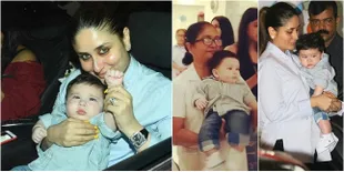 Ajak Taimur ke Pesta, Kareena Ajari Lambaikan Tangan ke Paparazzi