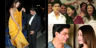 Akrab! Momen Manis Hingga Ngakak Bareng SRK, Aishwarya & Kajol