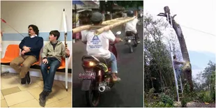 Aksi Berbahaya Para Pria Ini Kocak Sekaligus Bikin Ngilu!