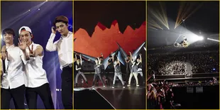 Aksi Ganteng EXO Saat Konser di Singapura dan Siap ke Indonesia