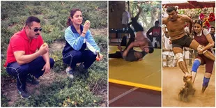 Aksi Salman & Anushka di Balik Layar 'SULTAN', Seru Penuh Peluh