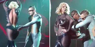 Alamak! Ritsleting Jebol, Punggung Britney Spears Jadi Tontonan!