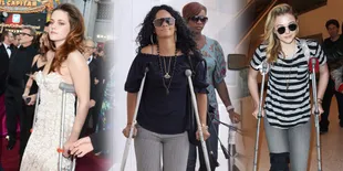 Alami Kecelakaan, Kristen Stewart & Rihanna Pernah Pakai Tongkat