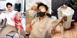 Alami Sakit Kalazion, 11 Potret Rey Mbayang Jalani Operasi dan Sebelah Matanya Diperban - Didoakan Lekas Sembuh