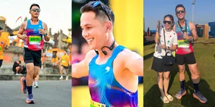 Andhika Pratama Tuntaskan Marathon 10K di Bali, Ussy Sulistiawaty jadi Coach Pribadi