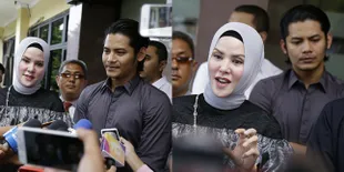Angel Lelga & Fiki Alman Hadir di Polres Untuk Jalani Pemeriksaan