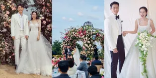 Anggun Bak Dewi, Intip Detail Gaun Pengantin Son Ye Jin yang Sudah Resmi Jadi Istri Hyun Bin - Mewah Seharga Rumah