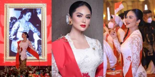 Anggun dan Cantik Paripurna, 11 Potret Krisdayanti Pakai Kebaya Bernuansa Merah Putih di Acara Mengenang 99 Tahun Ibu Fatmawati