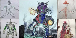 Animator Jepang Ubah Gambar Anak Jadi Karakter Gahar, Super Keren