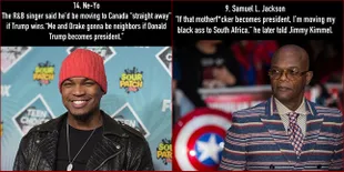 Anti Trump, Para Artis Hollywood Ini Ingin Pindah Kewarganegaraan