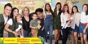 Artis di Pesta Ultah Arjuna Putra Titi Kamal, Jedar Sampai Nagita