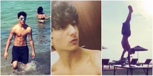 Aryan Khan dan Ibrahim Khan Adu Pose Shirtless, Siapa Lebih Hot?