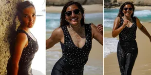 Ashanty Pamer Kulit Super Tanned di Pantai Bali, Netizen Minta Pakai Baju yang Lebih Tertutup