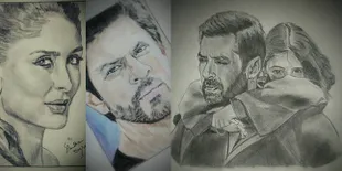 Asli Buatan Tangan, Sketsa Seleb Bollywood Ini Bikin Tercengang!