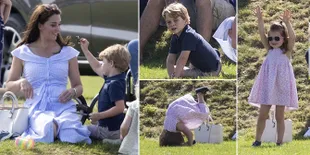 Asyik Main, Anak-Anak Kate Middleton Beraksi Lucu Menggemaskan!