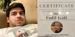 Auto Tobat, Potret Kocak Fadil Jaidi Endorse Kain Kafan yang Awalnya Bingung Malah Bikin Ngakak