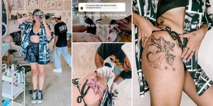 Awkarin Pamer Tato Baru di Bagian Paha, Beri Tanggapan Savage ke Netizen yang Suka Nyinyir