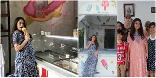 Babybump Celine Evangelista, Perut Makin Besar Wajah Tetap Cantik