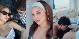 Babymoon Bersama Kekasih, 10 Potret Jennifer Coppen Pakai Bikini Pamer Baby Bump di Pantai - Netizen Soroti Penampilannya yang Terlalu Terbuka