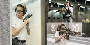 Badass Abis! Intip 11 Potret Aksi Widy Vierratale Saat Menembak, Dijamin Makin Terpesona 