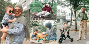 Bagai Pinang Dibelah Dua, Intip 9 Potret Irish Bella dan Baby Air yang Selalu Kompak Kembaran Baju