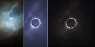 Bak Cincin, Kemilau Gerhana di Langit Ternate Ini Bikin Baper