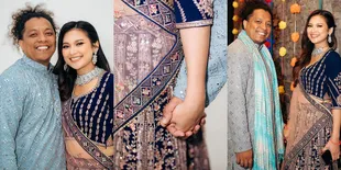 Bak Couple Bollywood, Penampilan Indah Permatasari dan Arie Kriting di Acara Diwali - Disebut Netizen Bak Pemeran Utama di Film India