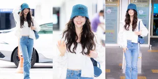 Bakal Debut, 10 Potret Olivia Marsh Kakak Danielle NewJeans di Bandara Incheon - Visual Cantik Curi Perhatian