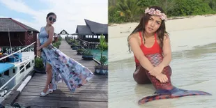 Basah-Basah Gemes, Foto Bella Shofie Jadi Putri Duyung Cantik
