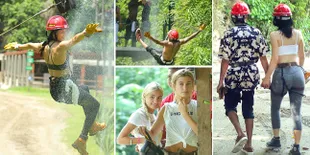 Basah-Basahan, Kendall & Kylie Jenner Liburan Seru di Meksiko