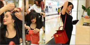 Bawa Hermes Ratusan Juta, Mulan Jameela Perawatan Rambut Cantik!