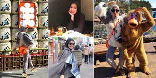 Bawa Tas Hermes, Laudya Cynthia Bella Liburan Seru ke Jepang