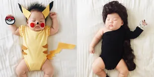 Bayi Lucu Joey Marie, Jadi Pikachu Sampai Beyonce Saat Tidur