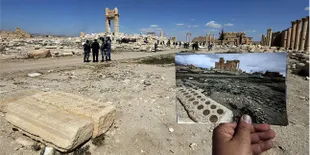 Before & After, Kota Bersejarah Palmyra di Syria yang Dibom ISIS