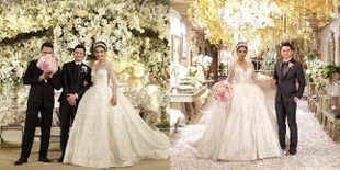 Foto Resepsi Pernikahan Nabila Syakieb - Reshwara, Begitu Mewah!